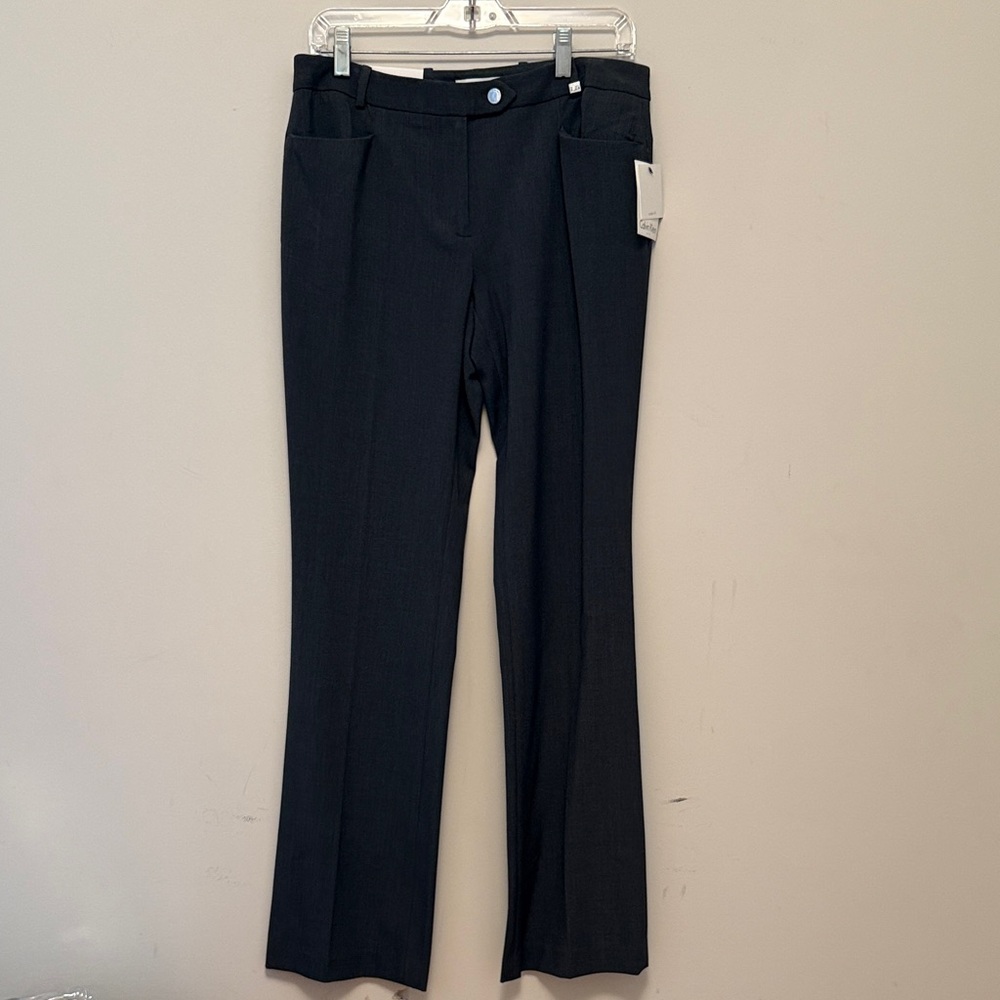 Calvin Klein Modern Fit Charcoal Dress Pants